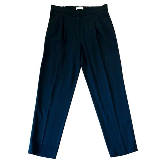Aritzia Babaton black seam front pull on tapered pant 6 - Picture 2 of 11